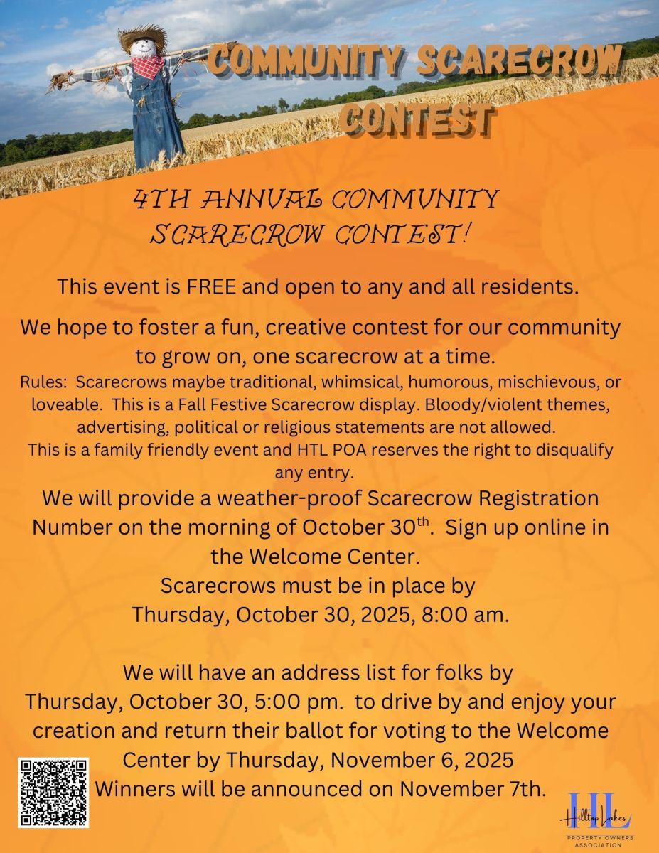 Scarecrow Competition Flyer