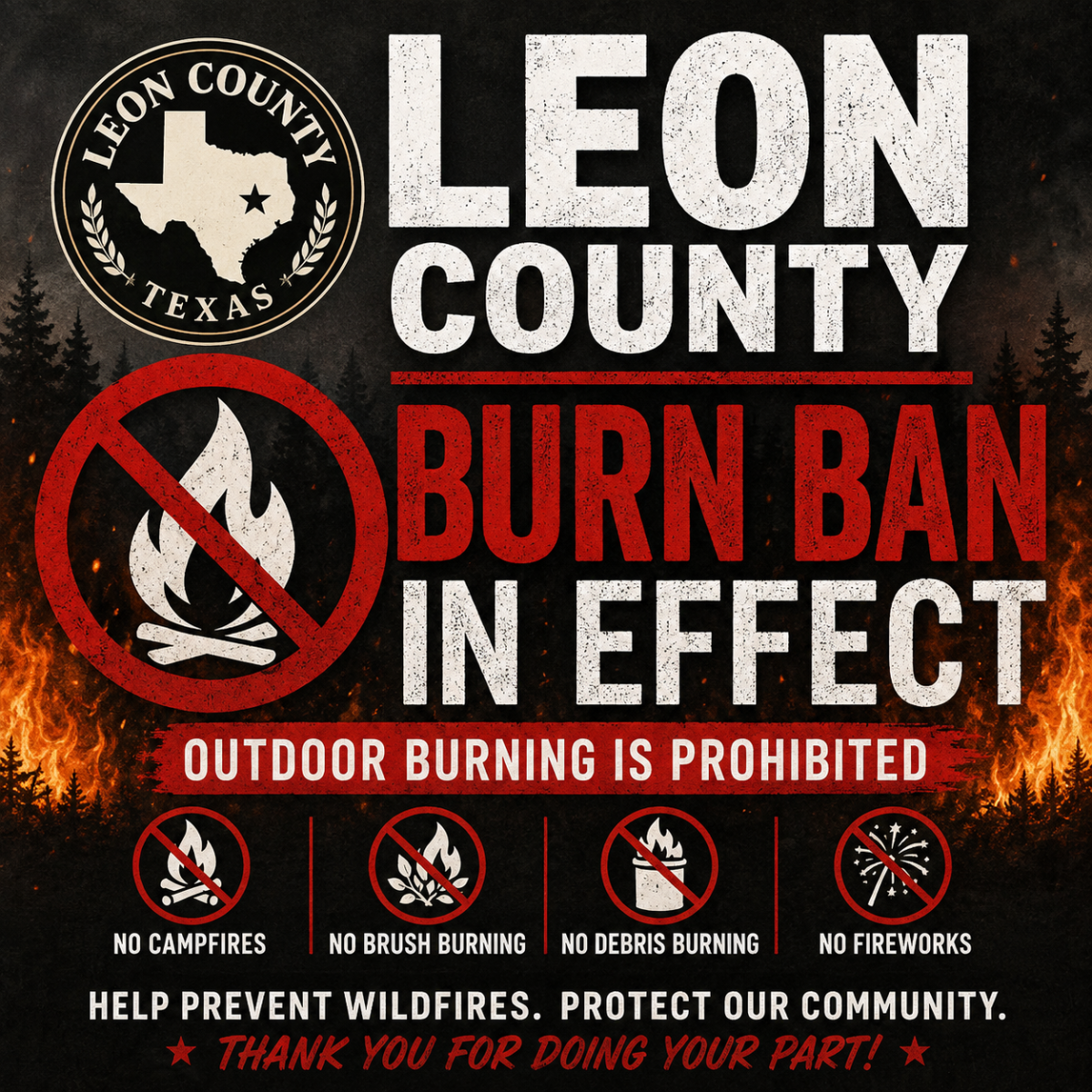 Leon County Burn Ban