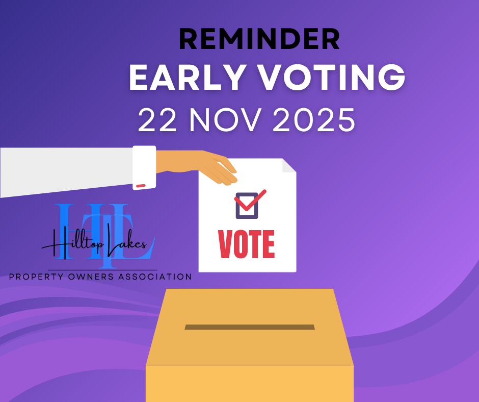 Early Voting Reminder