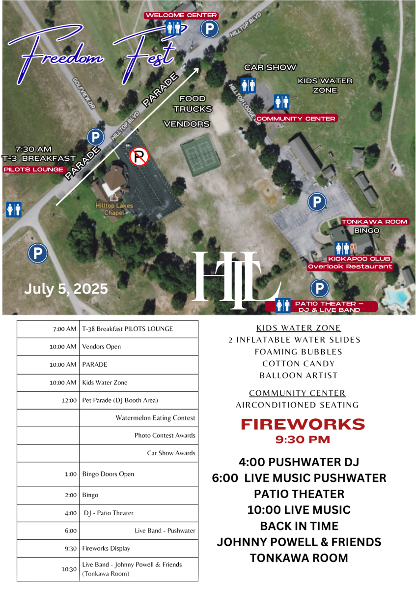 2025 Freedom Fest Schedule & Map