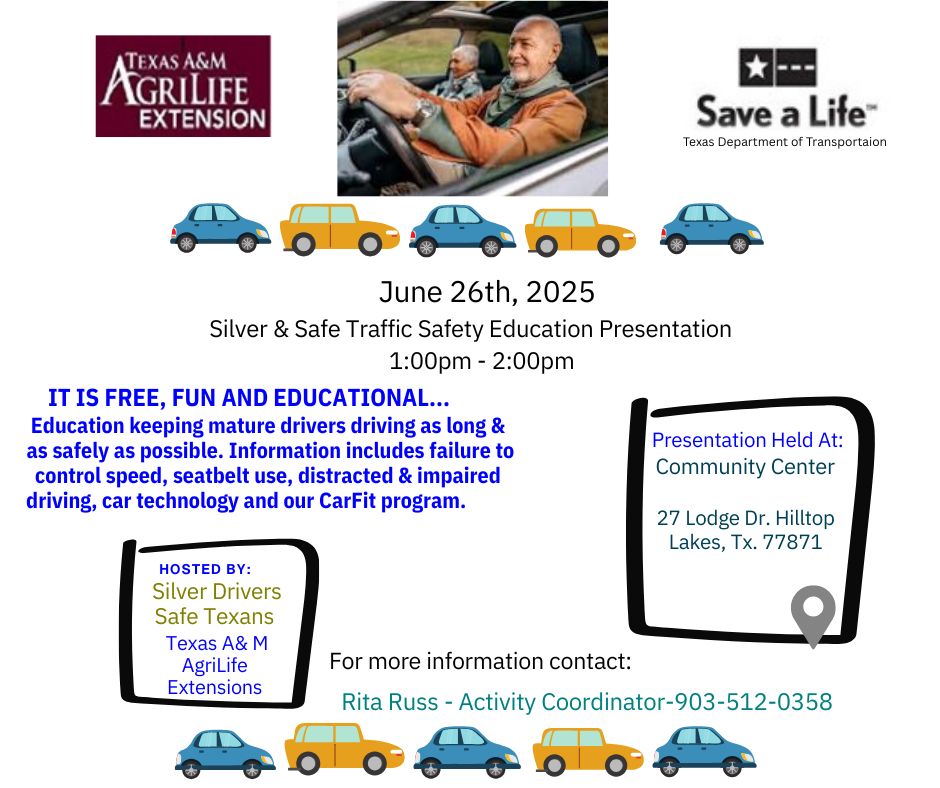Hilltop Lake Agrilife Driving Class