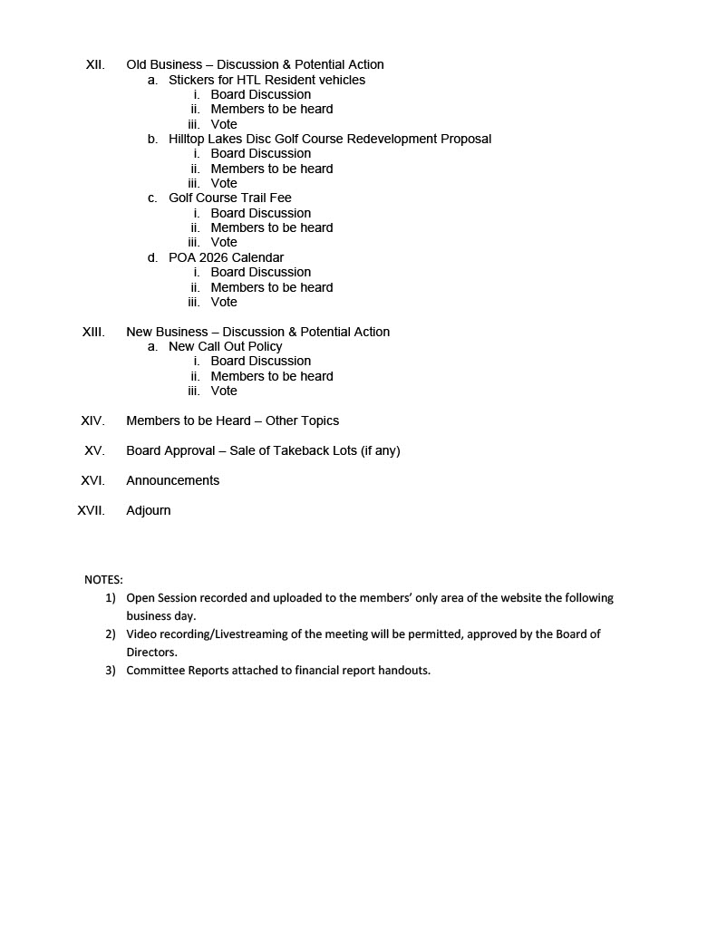 November 13, 2025 - Regular Board Meeting Page 2 