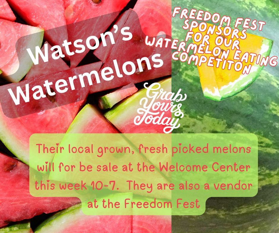 2025 Freedom Fest Watermelon Contest Sponsors