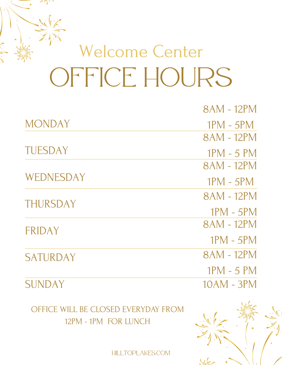 New Welcome Center Office Hours
